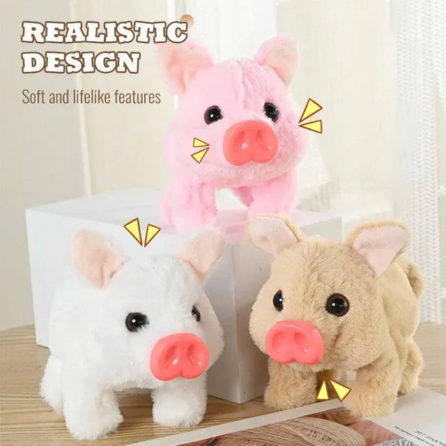 🔥LAST DAY 50% OFF 🎅Christmas Special Offer-Electric Pig Plush Realistic Toy-🎁The finest gift